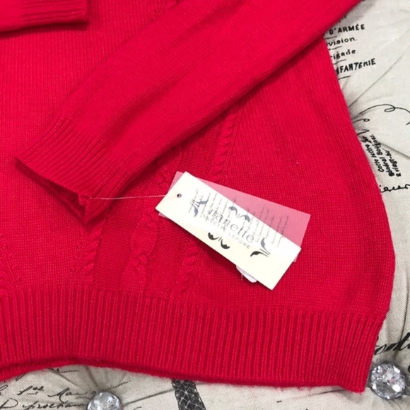 NANETTE LEPORE Cashmere Cable Knit Sweater - Picture 4 of 6